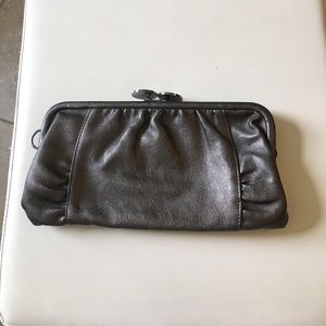 Aldo Gray Metallic Clutch