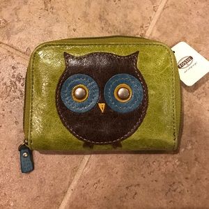 NWT Fossil Owl Wallet