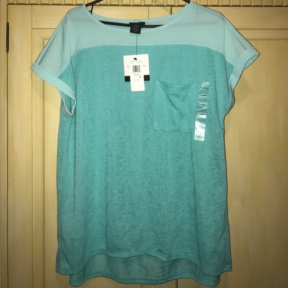Turquoise Tunic Blouse NWT