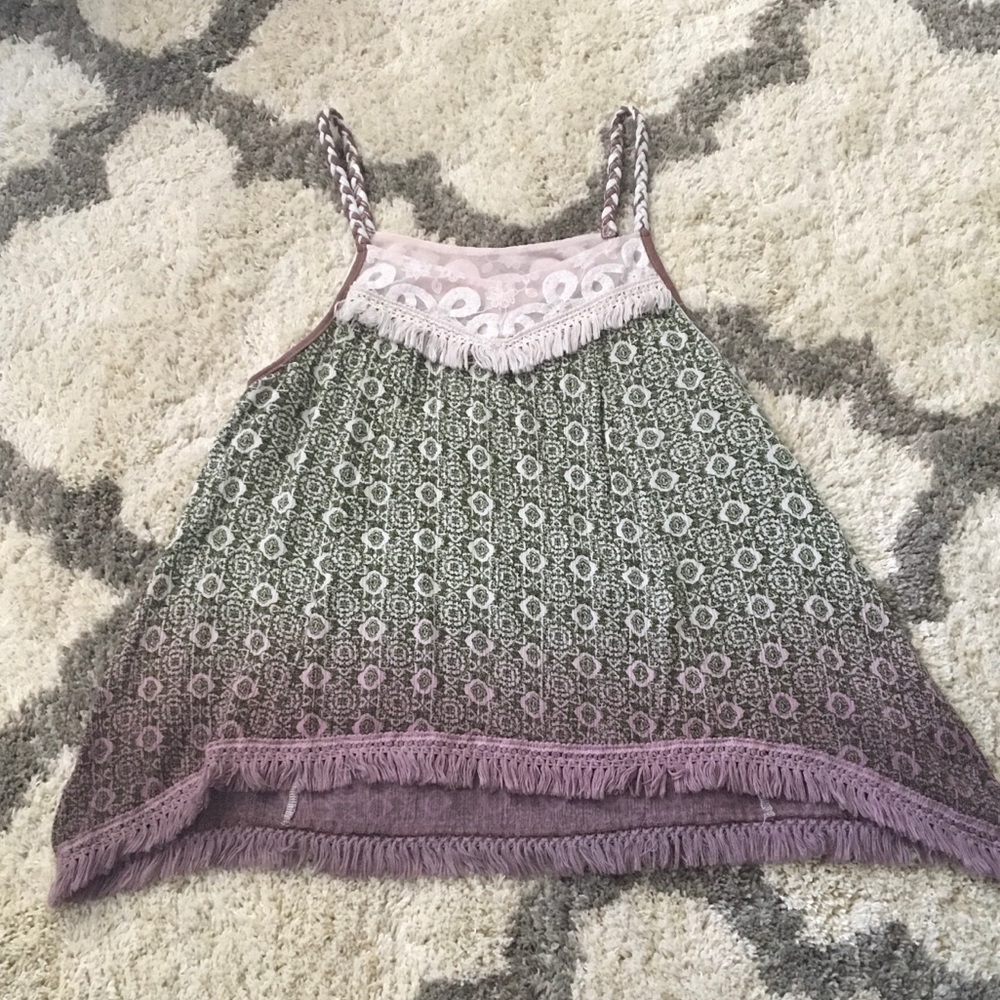 Gimmicks by bke braided strap tank