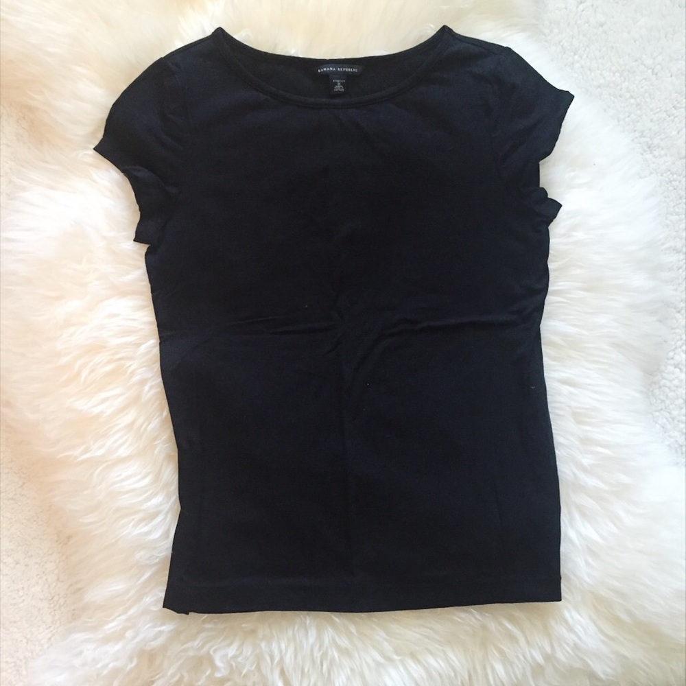 Banana Republic knit scoop neck tee