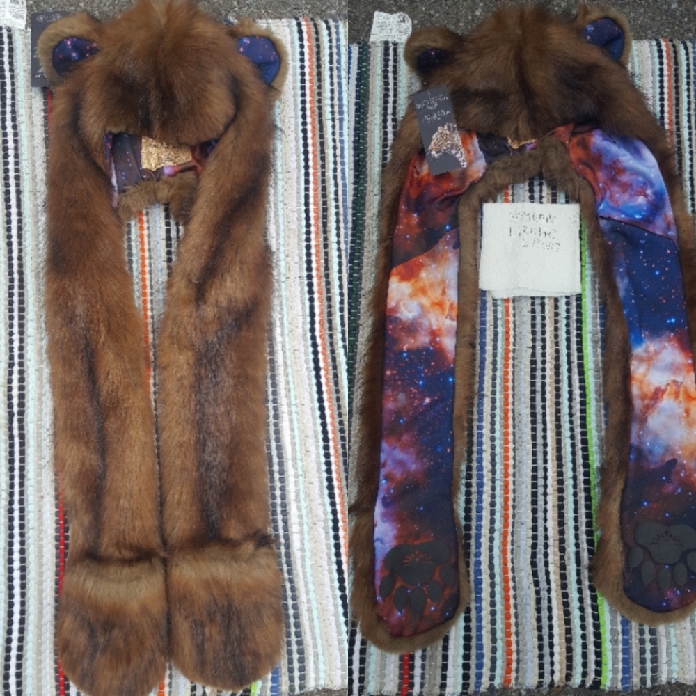 *Authentic* Galaxy Bear SpiritHood NWT