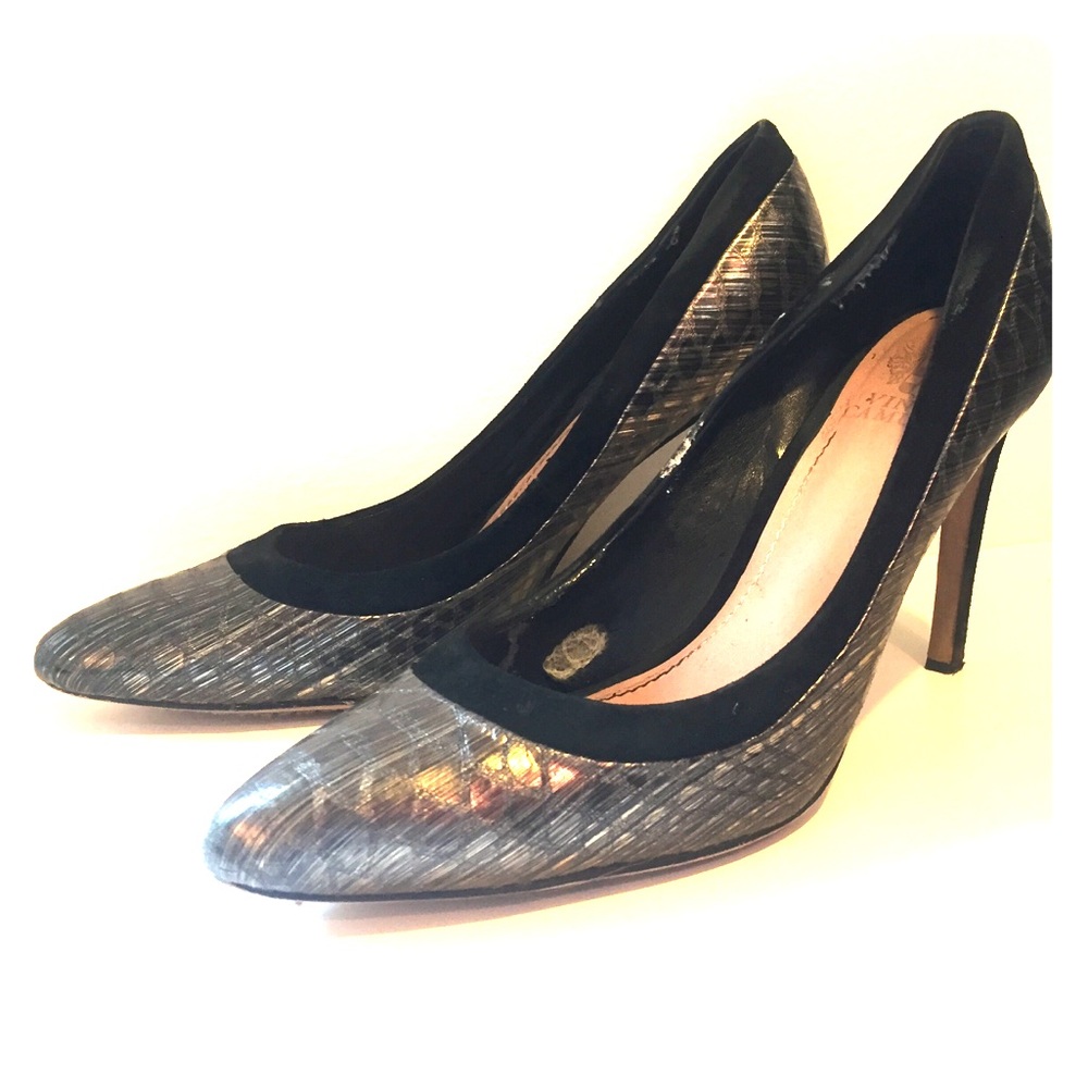 Vince Camuto Size 7 Metallic Heels