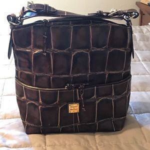 Dooney & Bourke brown texture bag