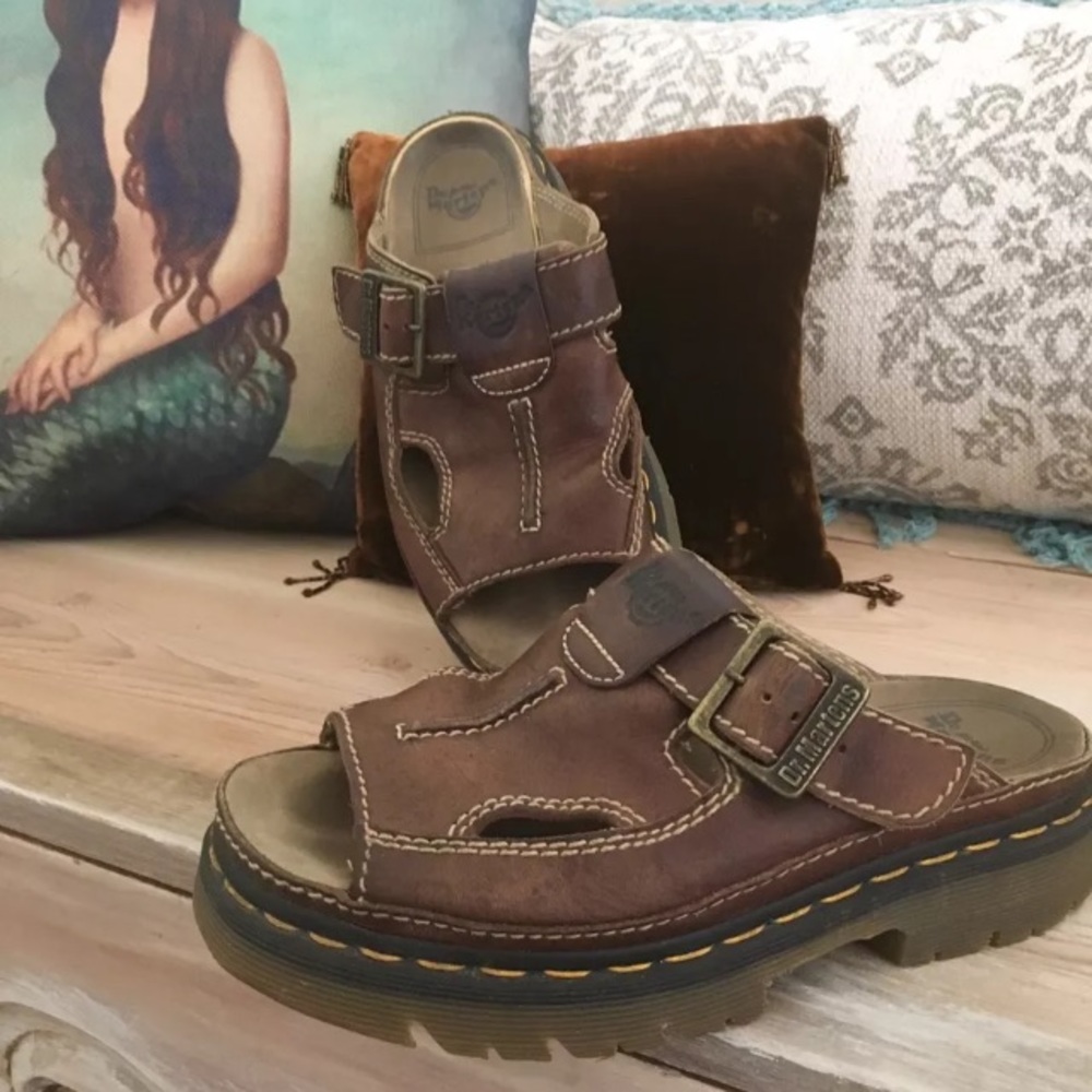 Dr Martens Slip On Slides Mules Gently Used Sz 8