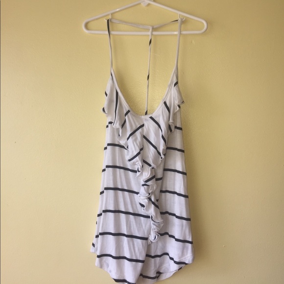 A black and white tank top - Picture 1 of 2