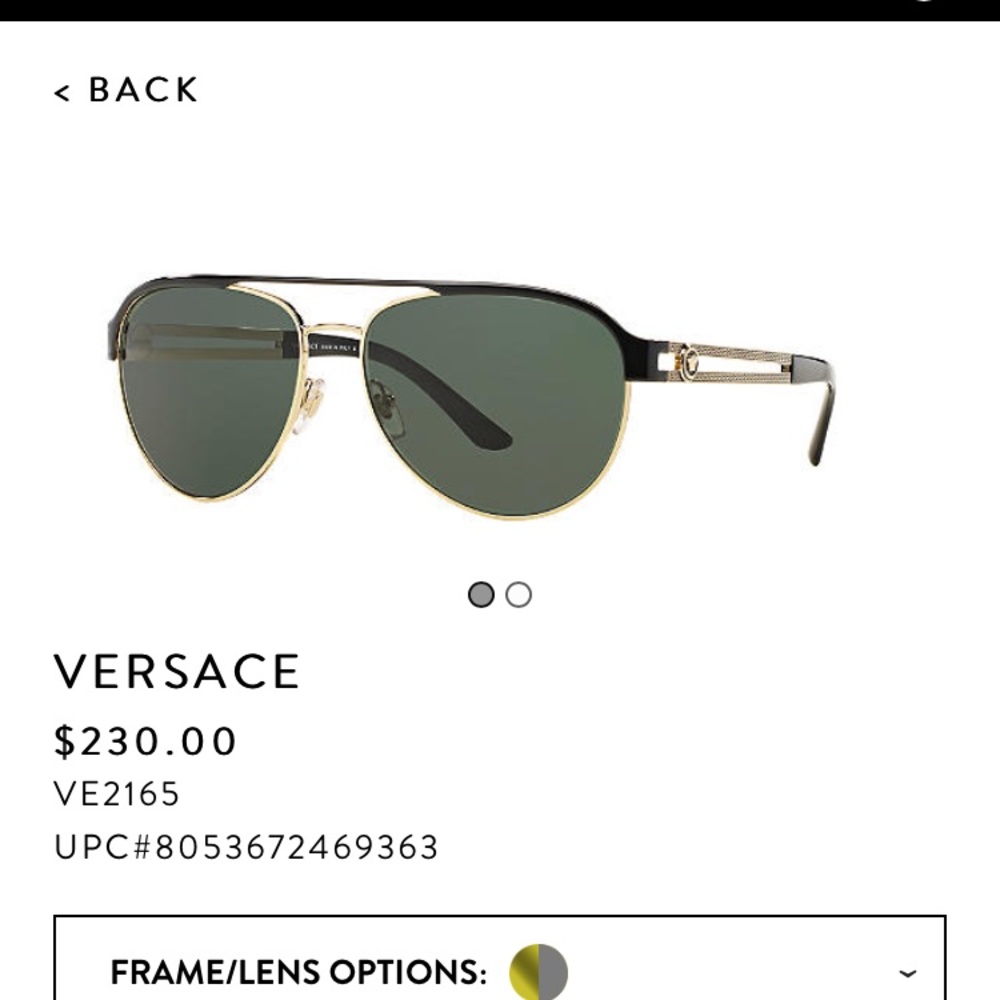 Versace aviators