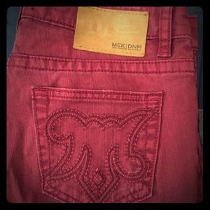 Red MEK jeans