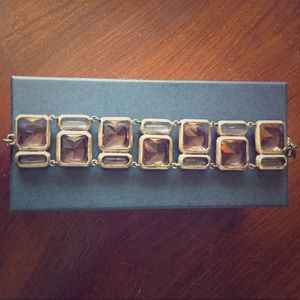 Dusty rose and antique gold jcrew bracelet