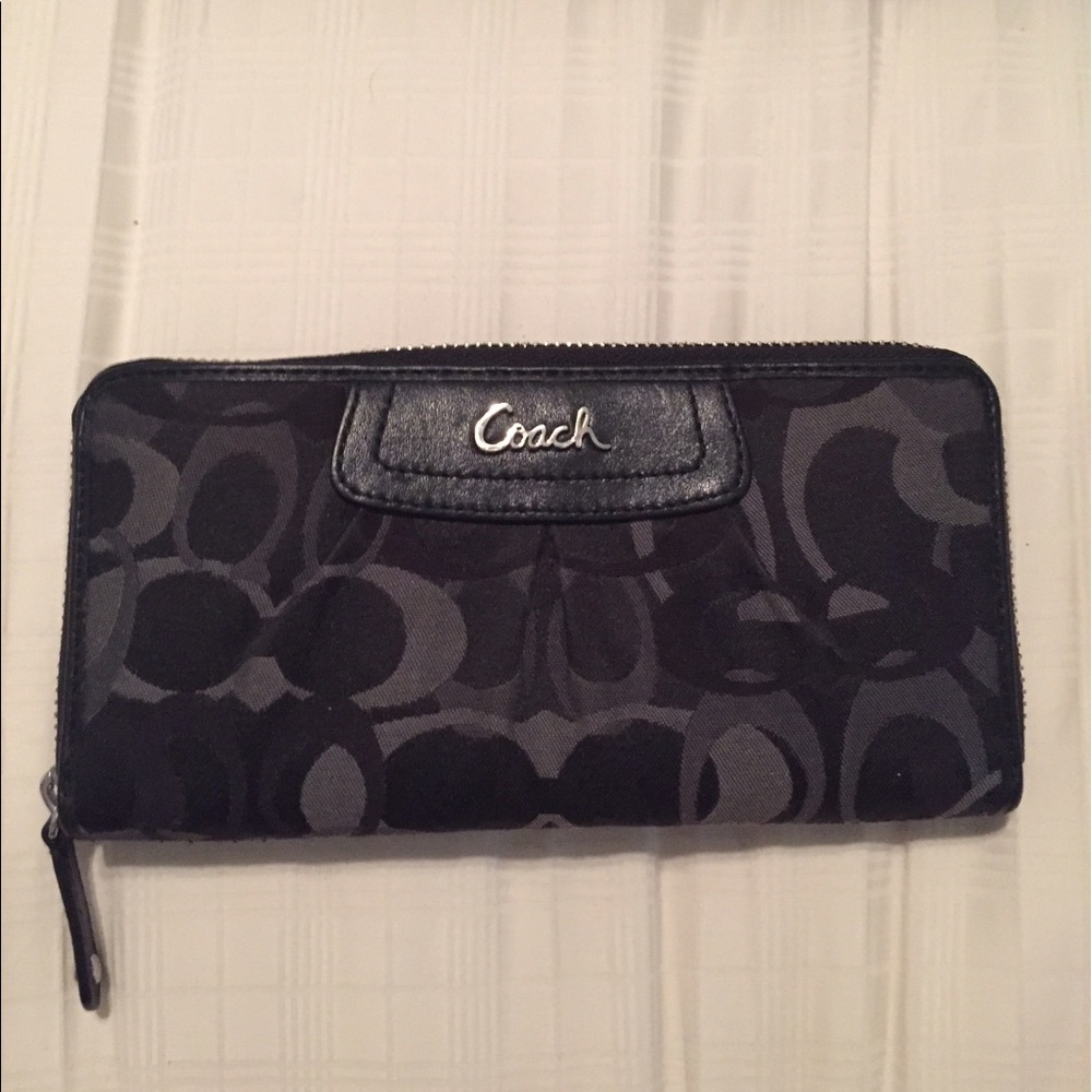 Coach Monogram Zip-around Wallet