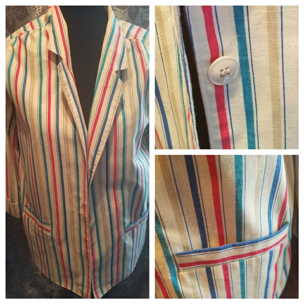Alfred Dunner linen blazer