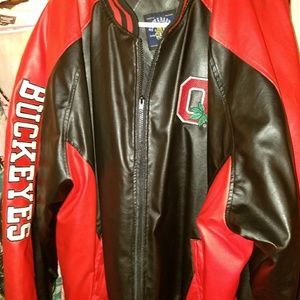Ohio State Buckeyes letterman style jacket