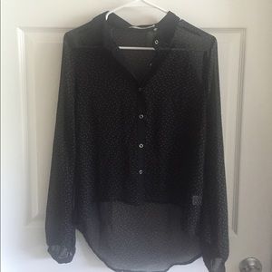 Black Macy's blouse