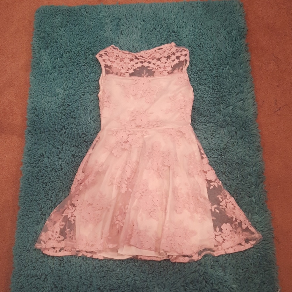Lace skater dress
