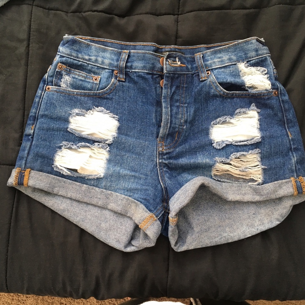 High waisted shorts
