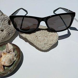 Marchon Calvin Klein black sunglasses.