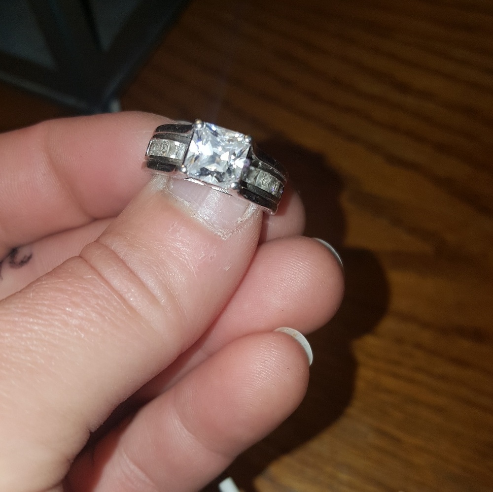 Real Sterling silver wedding rings