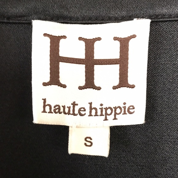 Haute Hippie black tuxedo dress - Picture 3 of 6