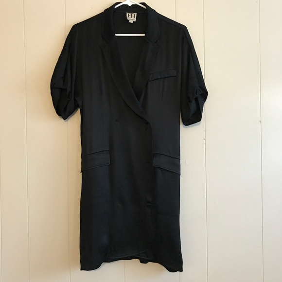 Haute Hippie black tuxedo dress - Picture 2 of 6