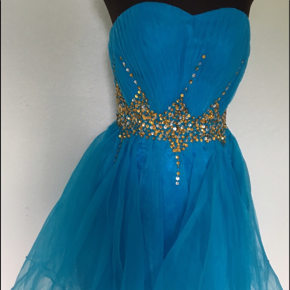Blue Homecoming/Cocktail Dress