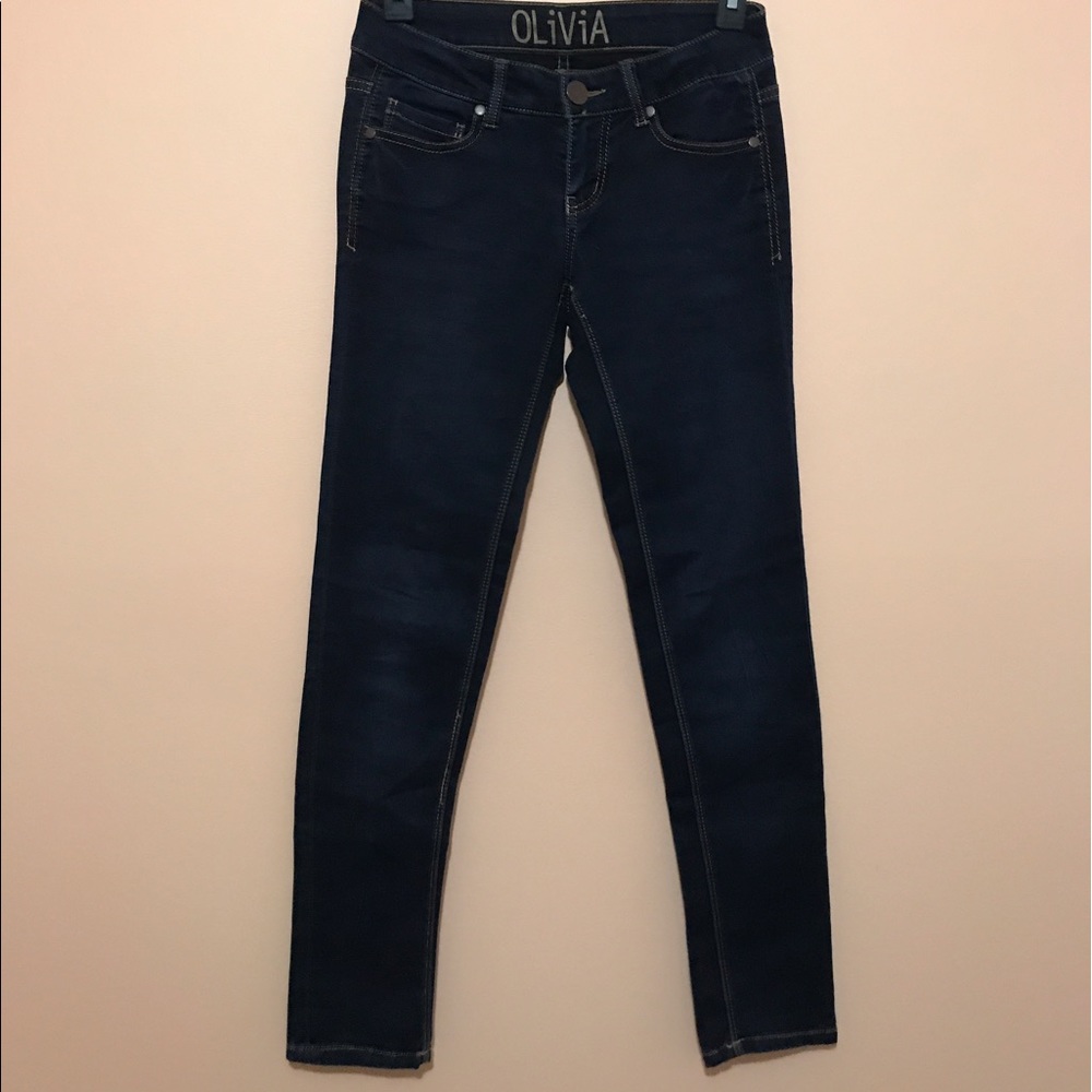 Dark wash jeggings