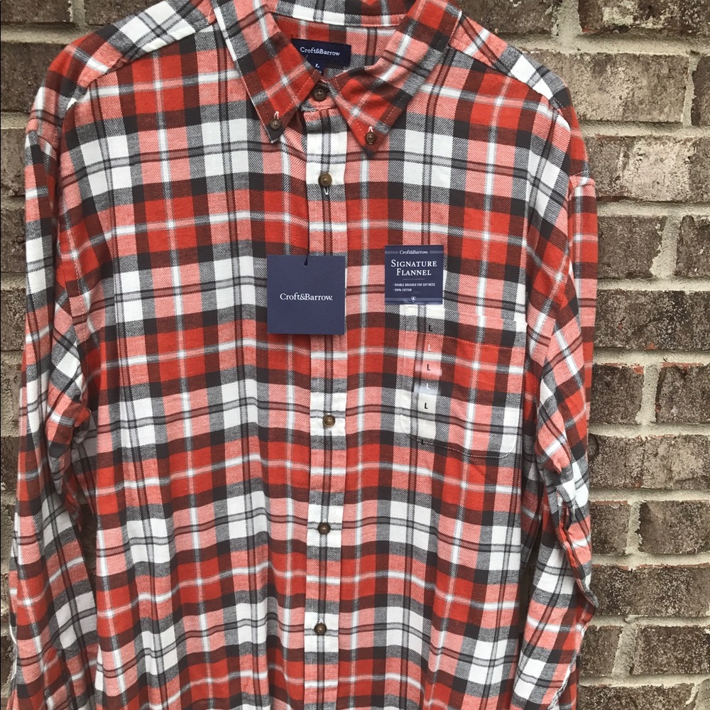 Brand new never worn flannel long sleeve
