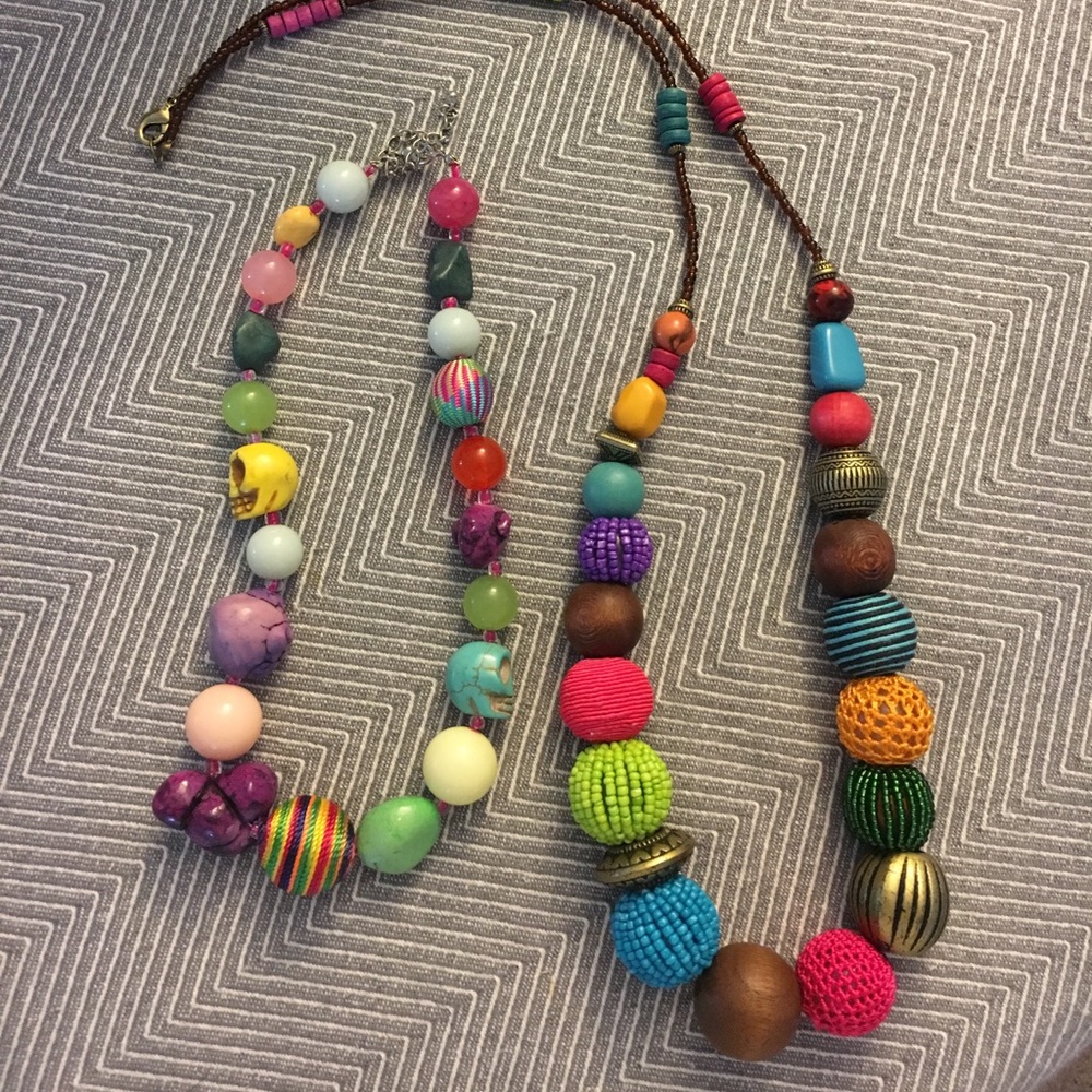 Beaded necklaces