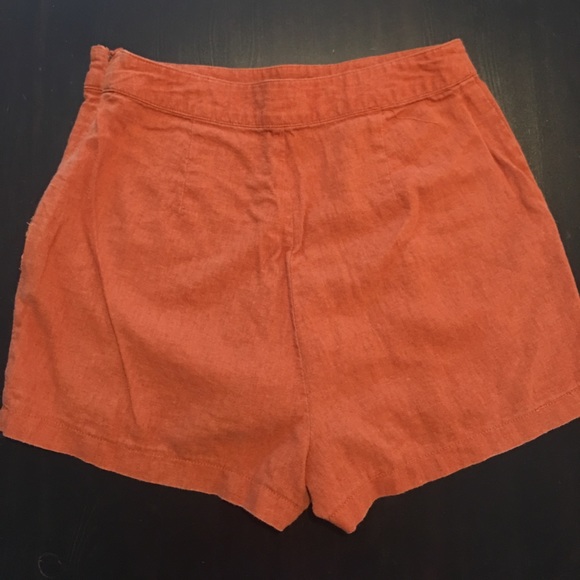 🍊 linen high waisted short shorts - Picture 3 of 7