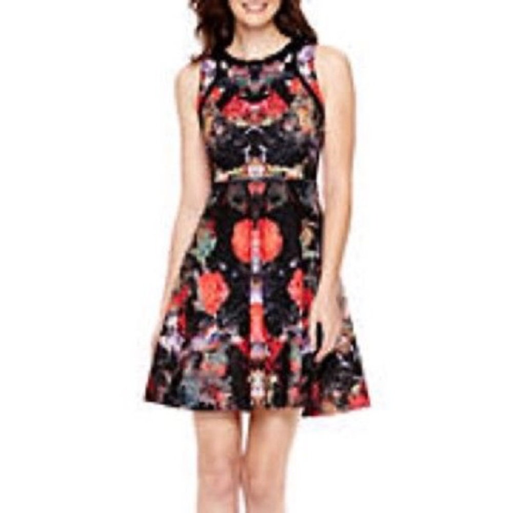 Colorful flare skirt dress - Picture 4 of 4