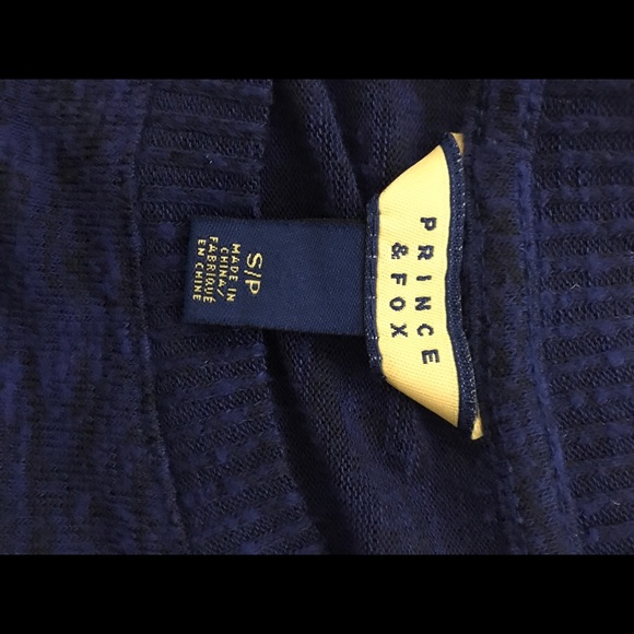 Blue burnout crop sweater - Picture 2 of 3