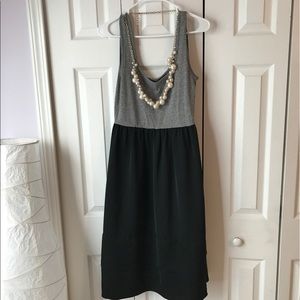 Gently Used Mossino Grey and Black Prairie Dress