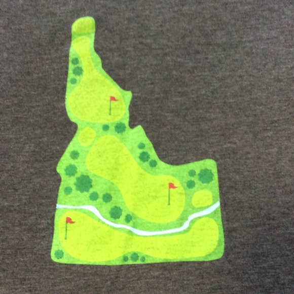Golf themed Idaho tshirt - Picture 2 of 3