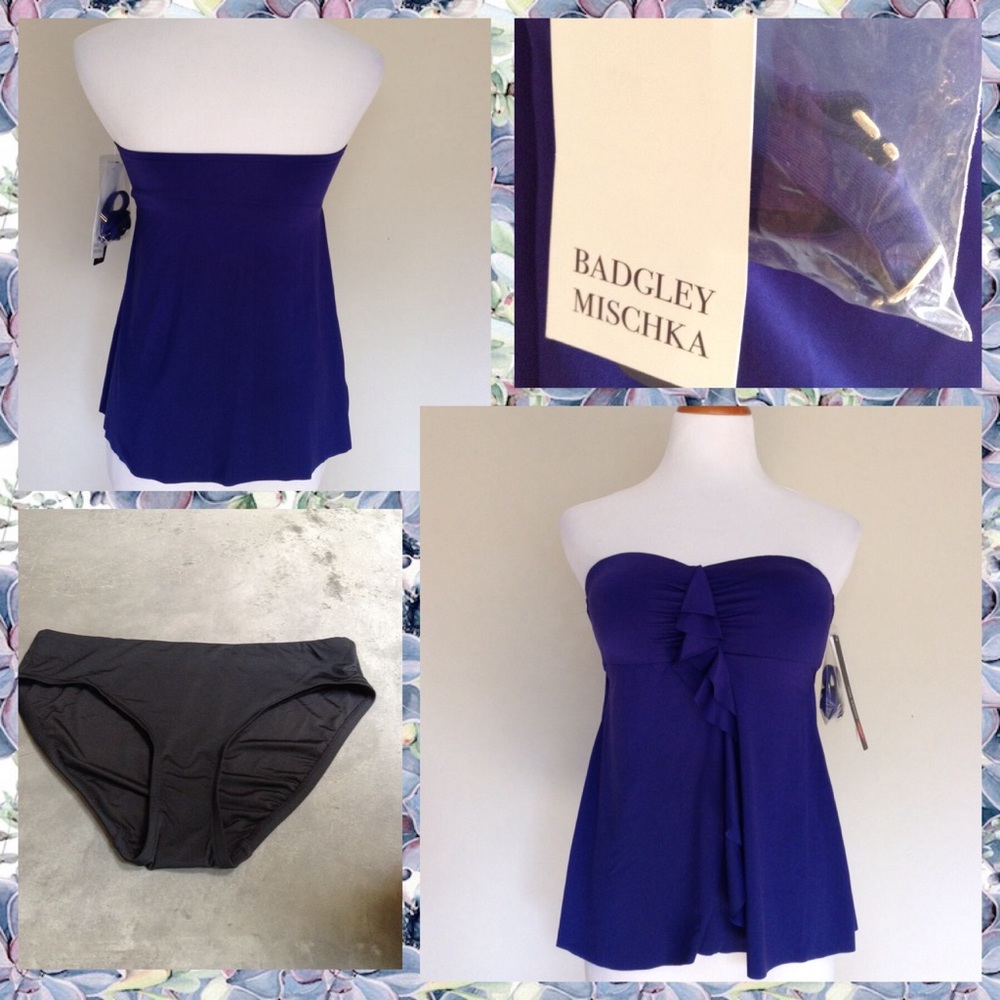 Badgley Mischka Tankini 2-pc Swimsuit