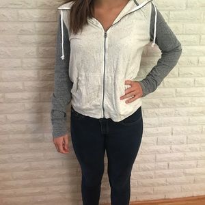 Vintage Style Zip Up Jacket
