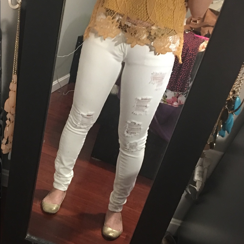 Indigo Rein White Sexy Jeans ! 💃🏻🙅🏻