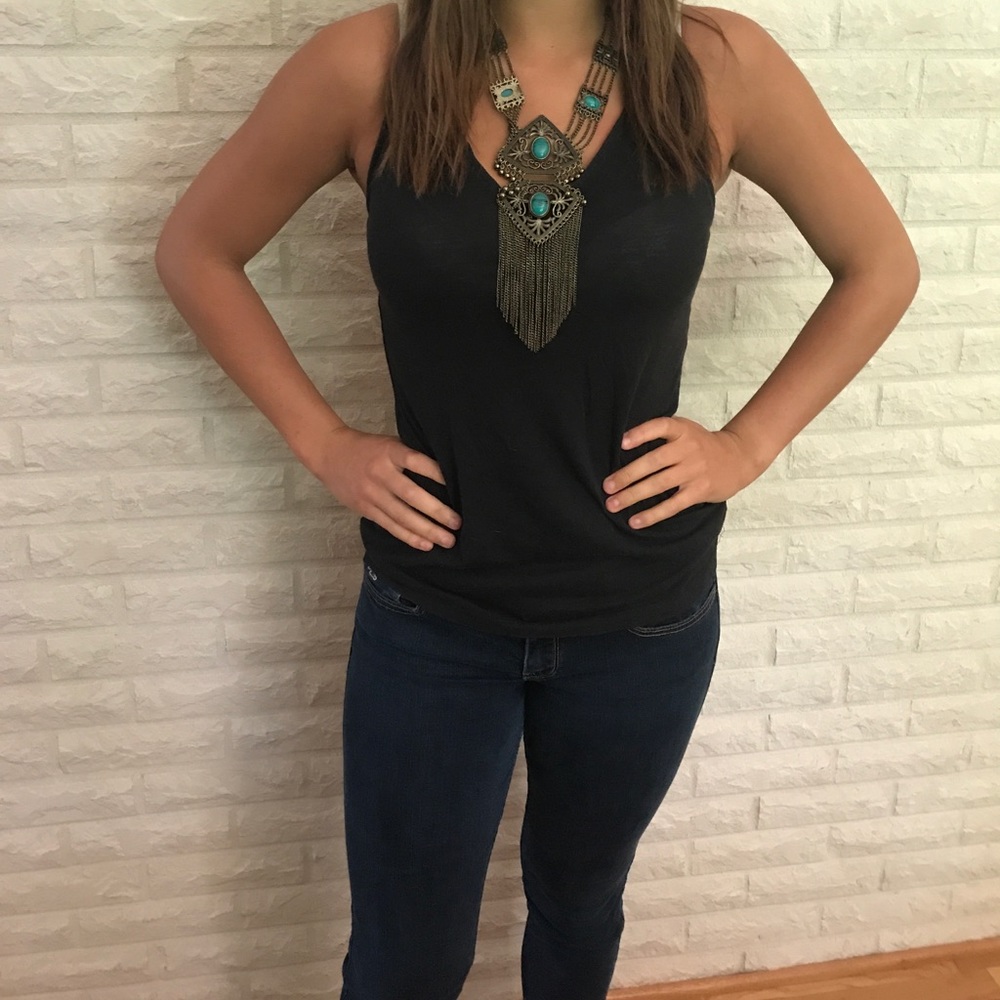 Express Beaded Racer Back
