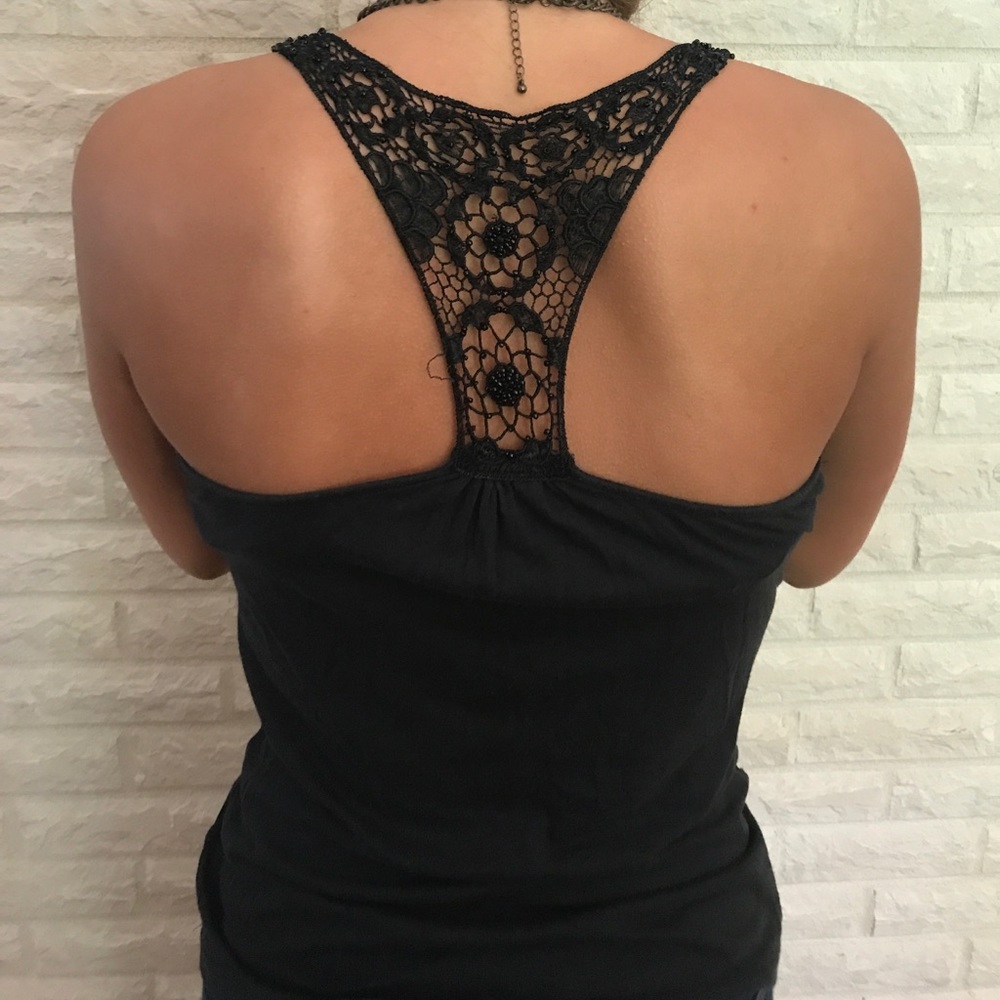 Express Beaded Racer Back - Picture 2 of 3