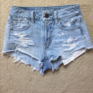 AMERICAN EAGLE JEAN SHORTS!
