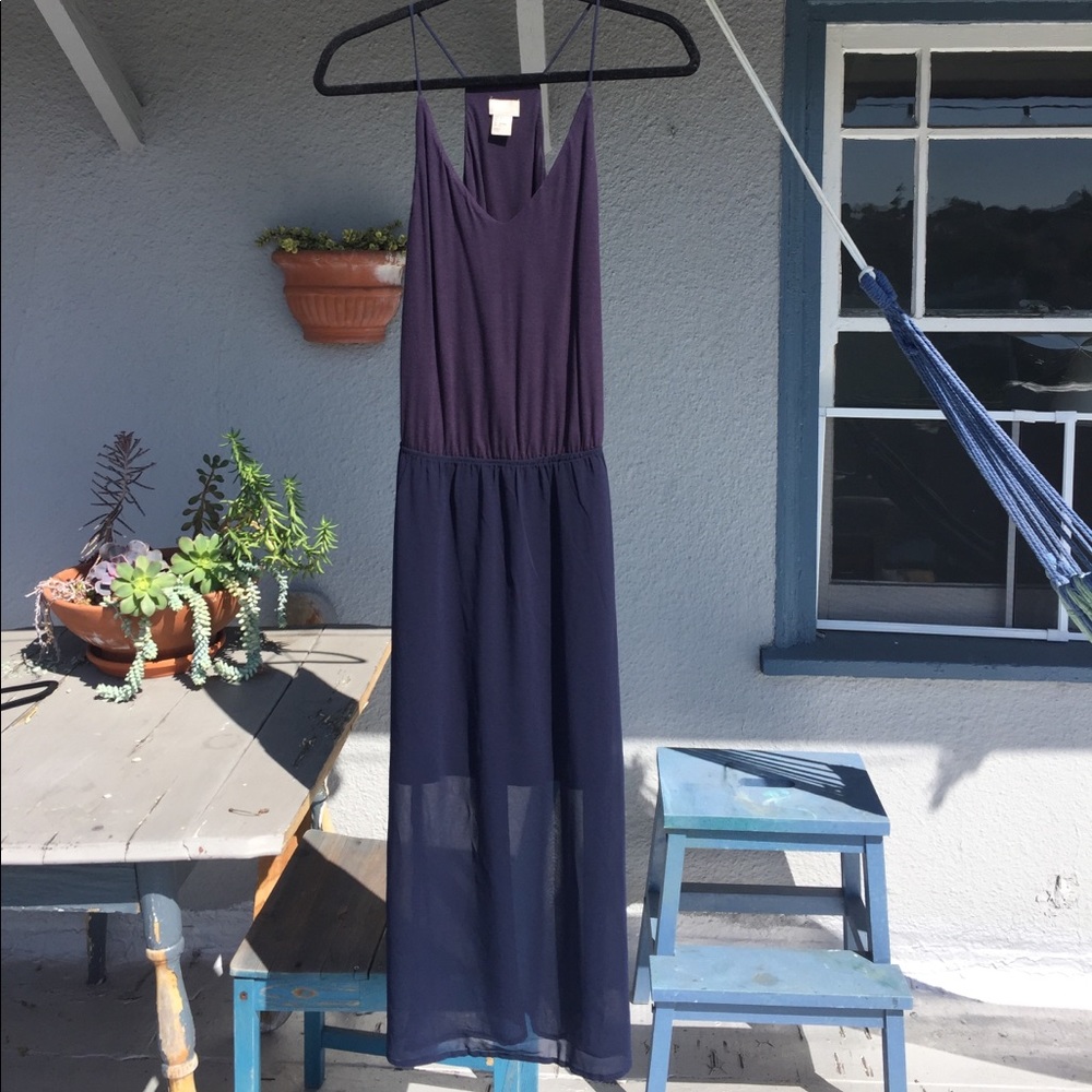 H&M Navy Maxi Dress