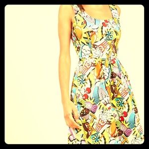 Modcloth Good Enough to Eat Food Dress Large