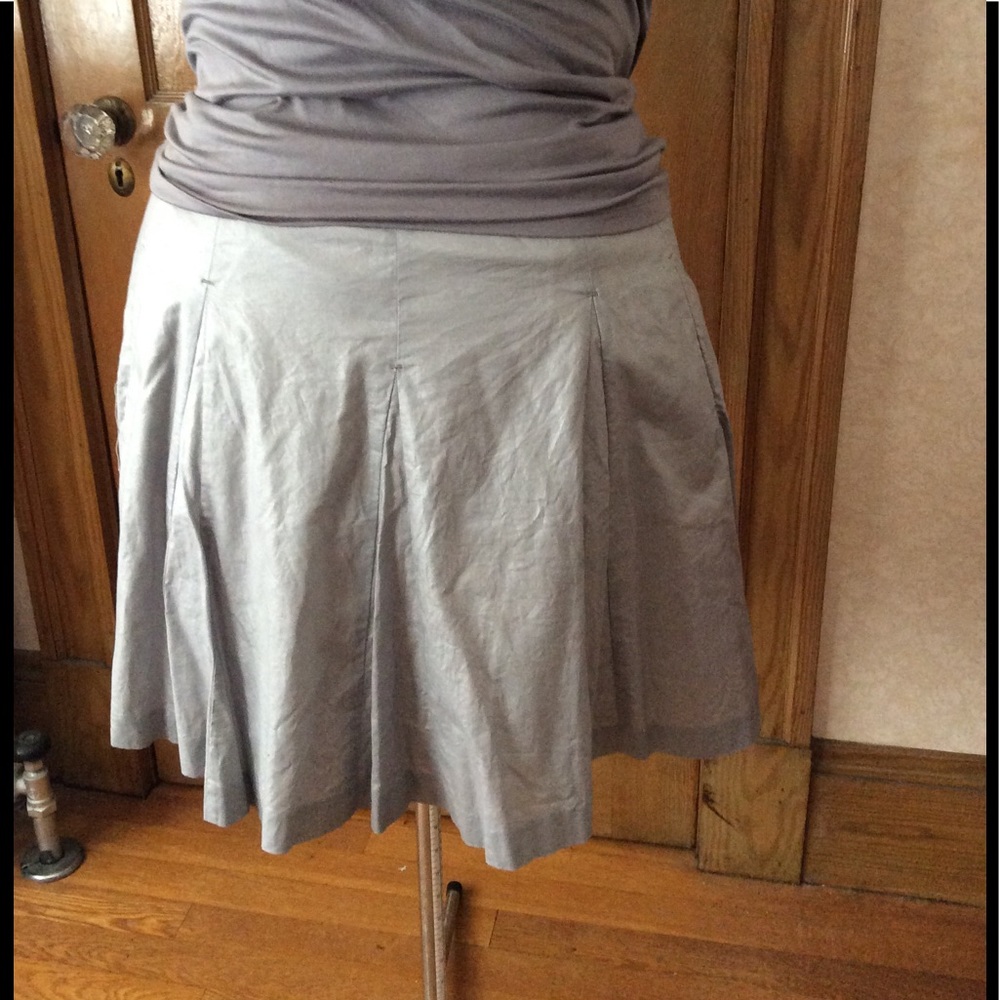 J Crew Silver Party Skirt