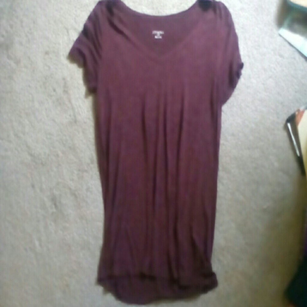 Over sized v neck