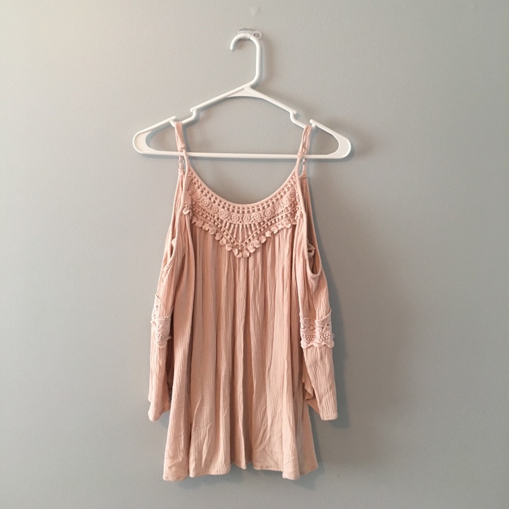 Mossimo Supply Co. blush pink shirt