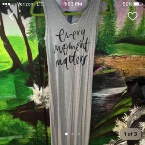 Every moment matters maxi dress