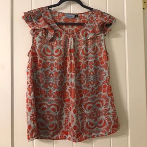 Cynthia Rowley Ruffled Tank-4th of July Mark Down!