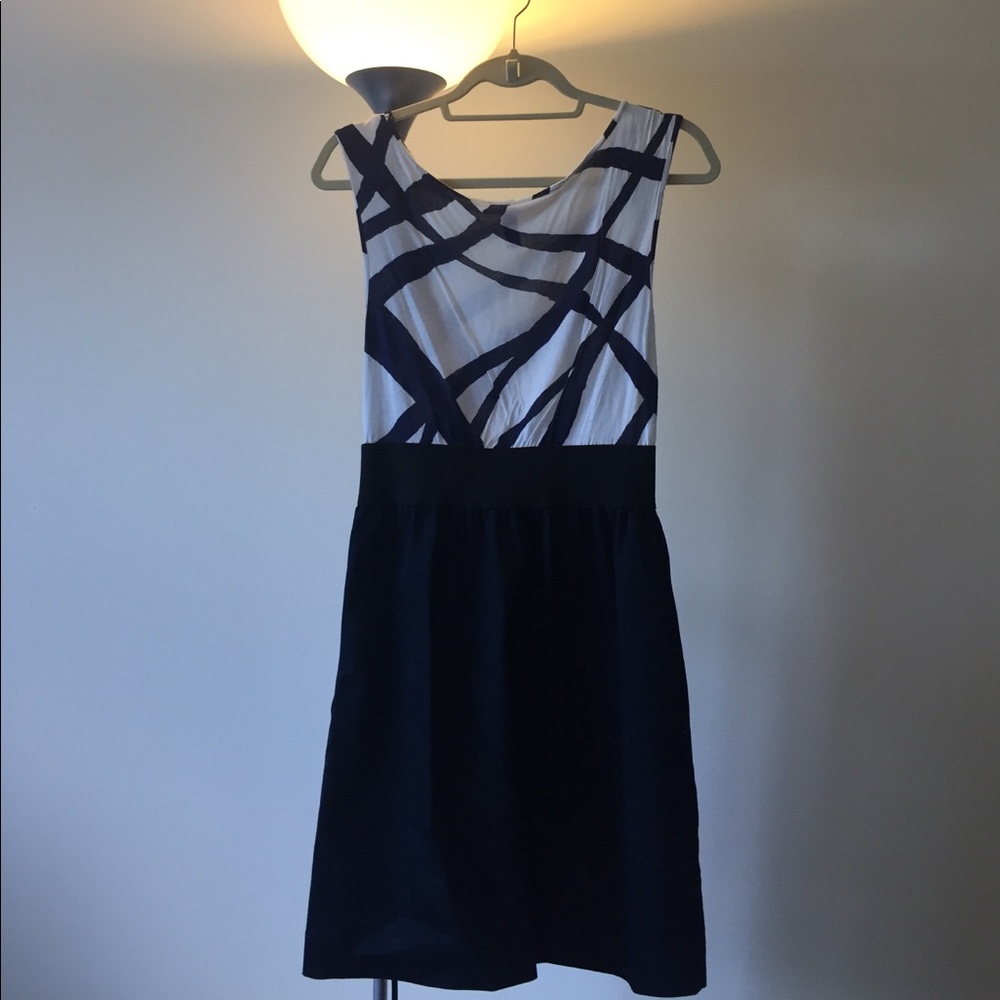 Size medium summer dress, denim skirt, elastic