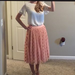 Dainty Jewell's Polka Dot Tutu Skirt