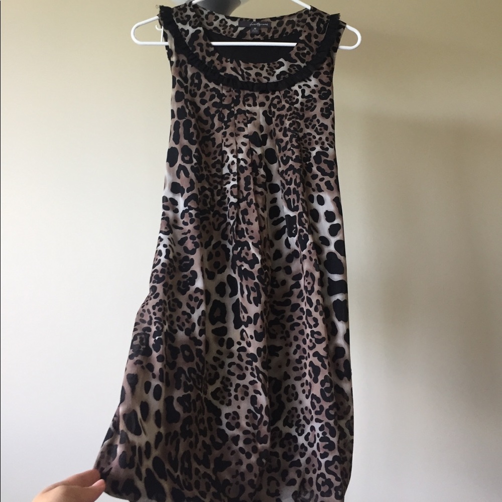 leopard print dress size medium