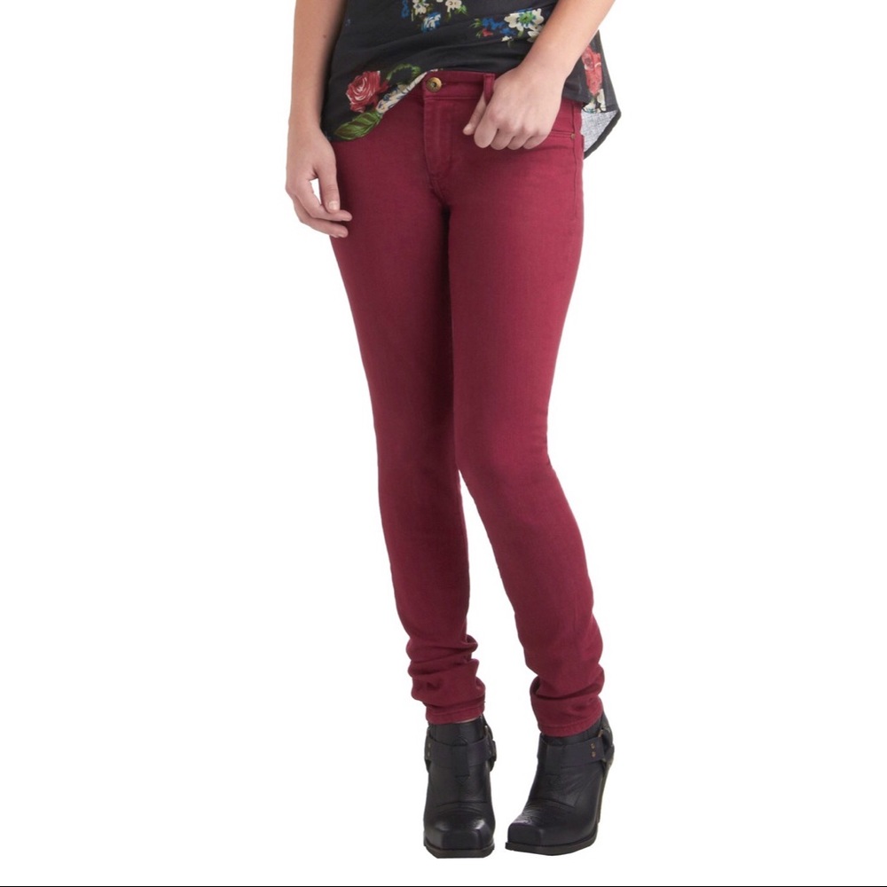 Blank NYC red denim jeans
