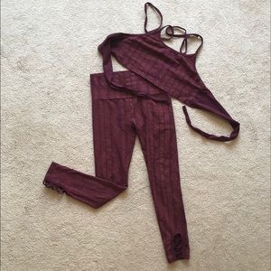 Organic Yoga Leggings and Bra